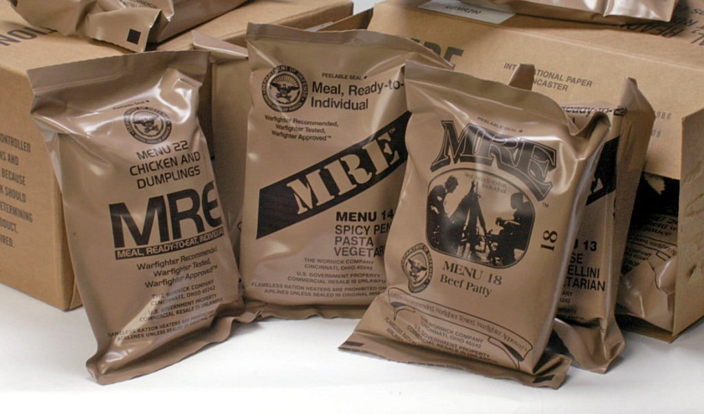 USA Military MRE Meal Ready To Eat Set of 4