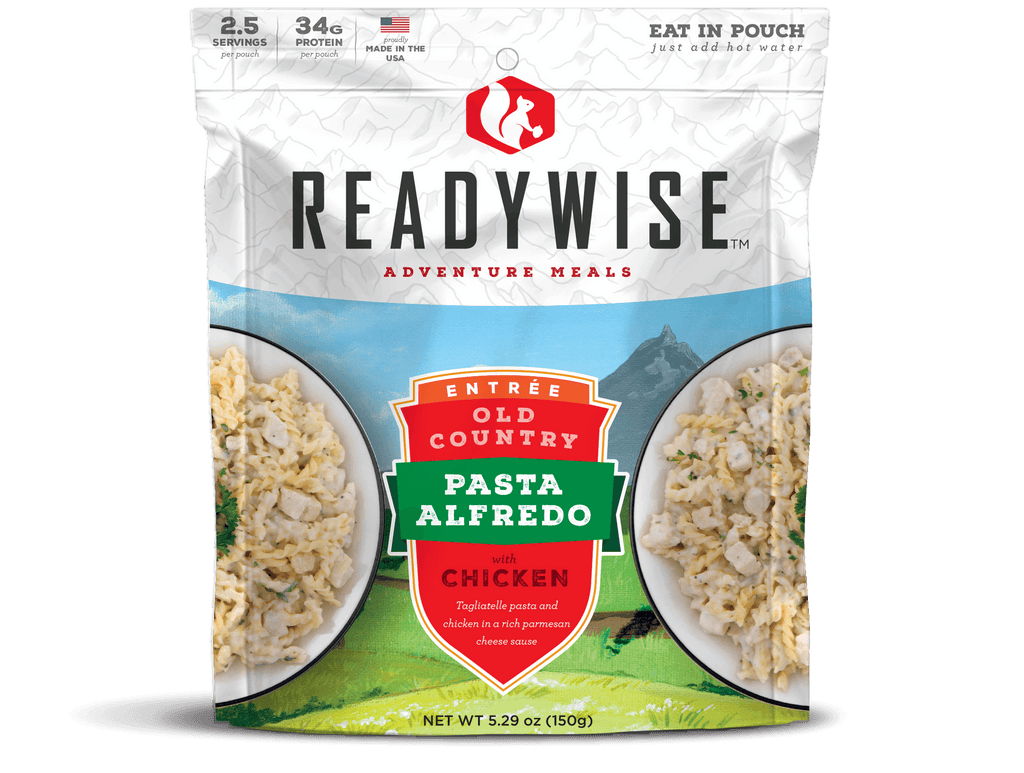 ReadyWise Old Country Pasta Alfredo with Chicken 6 count case Foreign