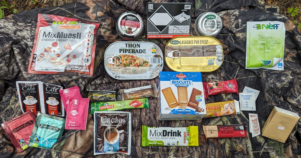 10 Rations Militaires De L'armée Française 24h RCIR 2026 10 Rations Militaires De L'armée Française 24h RCIR 2026