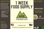 1 Week Emergency Food Supply (ECONOMY)