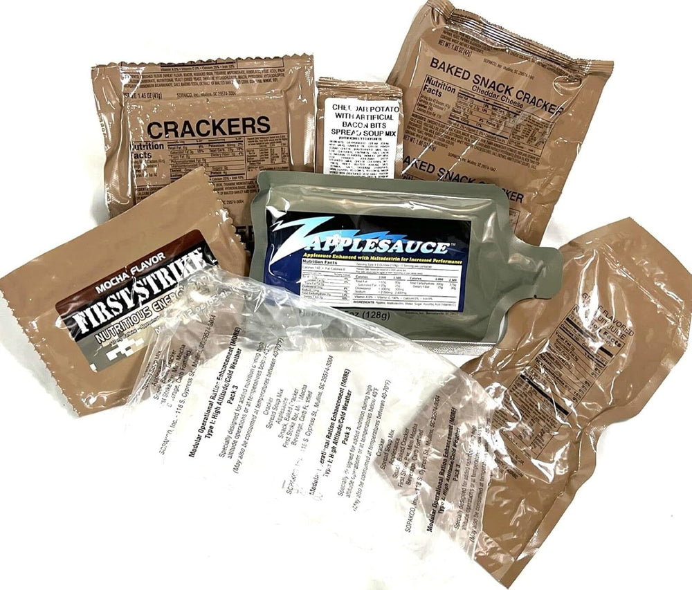Mre Ration Chart USA MORE Modular Operational Ration for Hot Weather & MRE