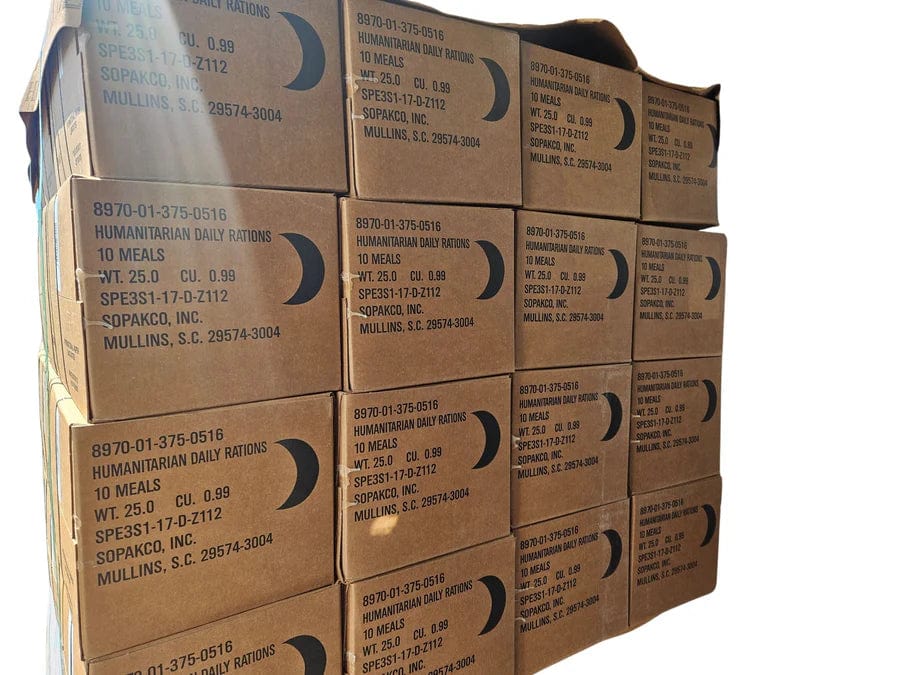 Humanitarian Daily Ration Full Pallet of 48 Cases (480 days of food ...