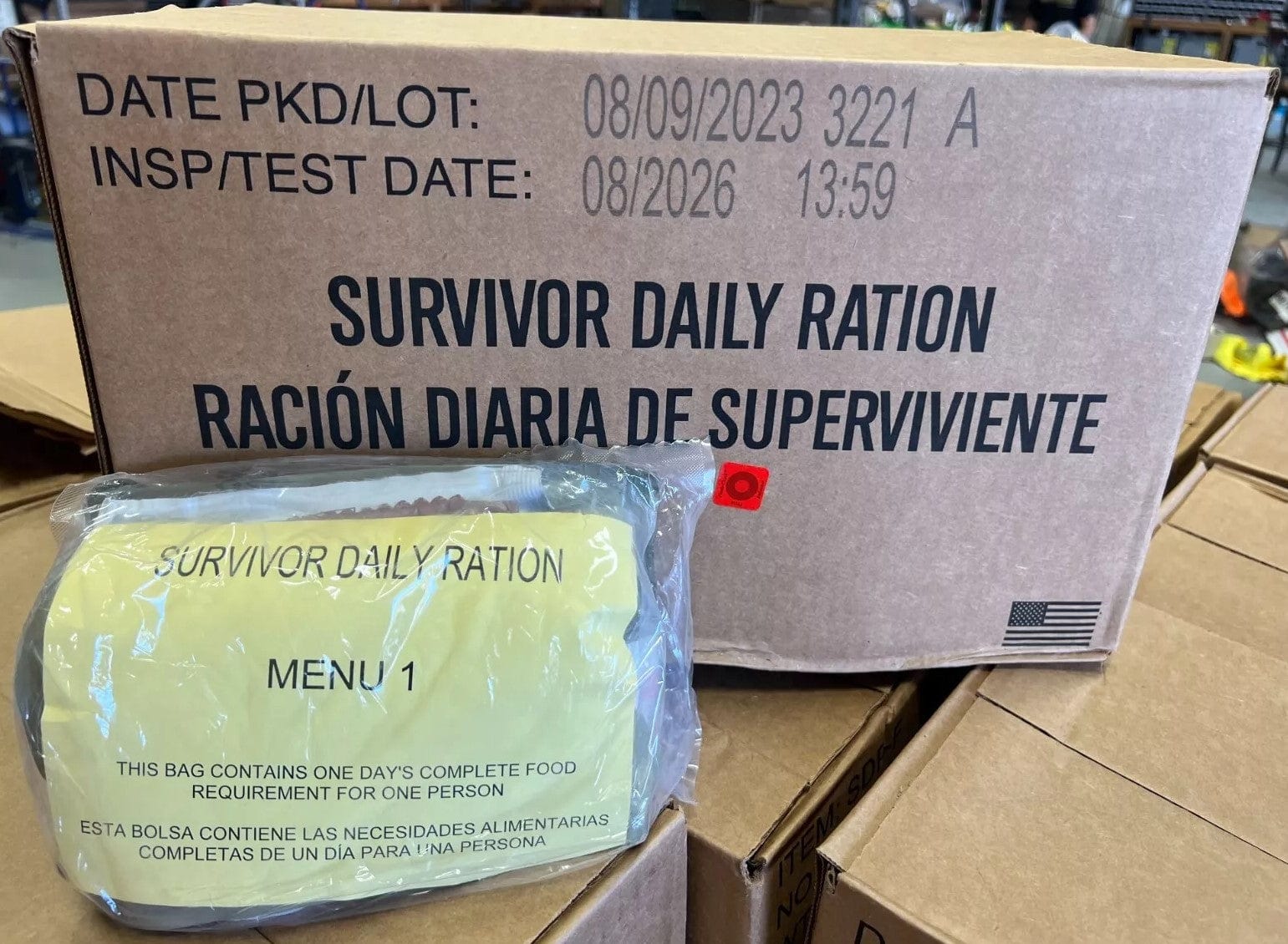 Armée Française MRE RCIR 24h Militaire Ration Alimentaire Repas Combat Armée Française MRE RCIR 24h Militaire Ration Alimentaire Repas Combat