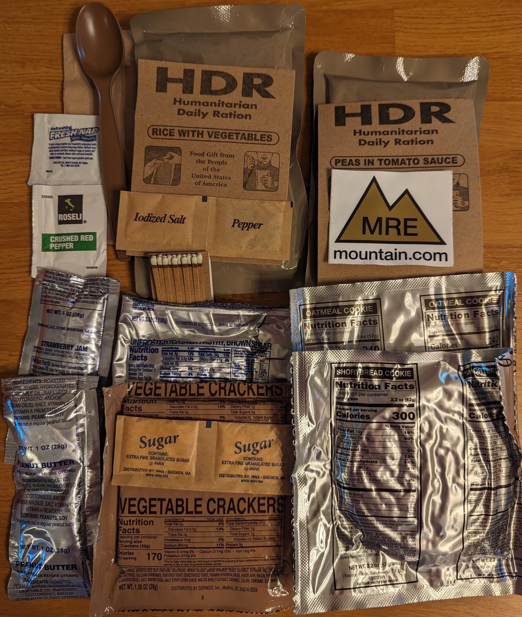 USA Humanitarian MRE Ration Pack - Set of 5 Meals | Foreign MREs for ...