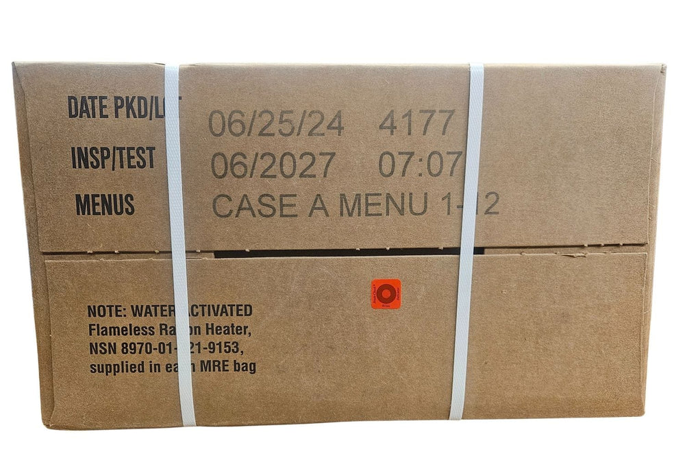 USA MRE Full Case of 12