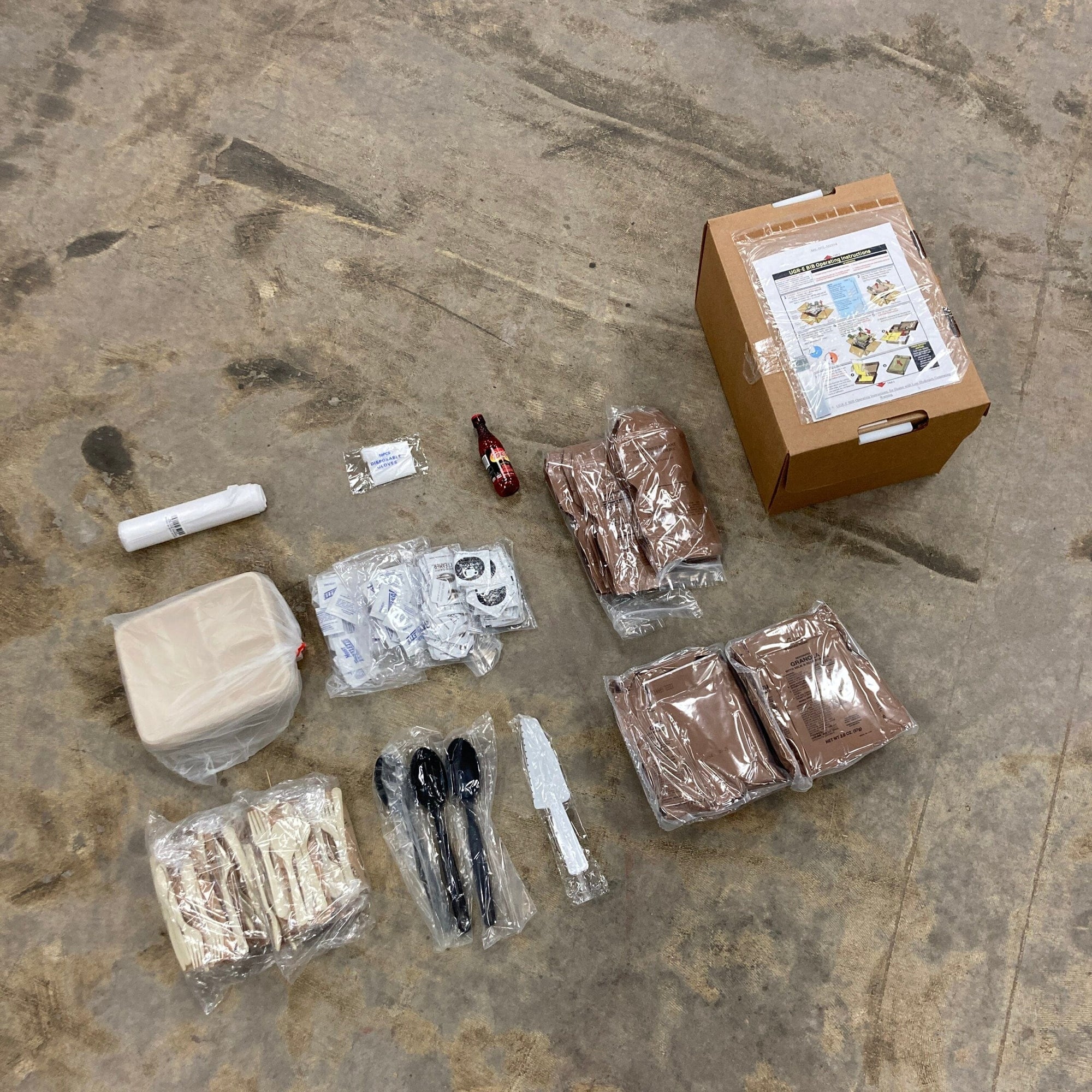 Unitized Group Rations USA MRE Unitized Group Ration EXPRESS 18 man ration kit with heaters ...