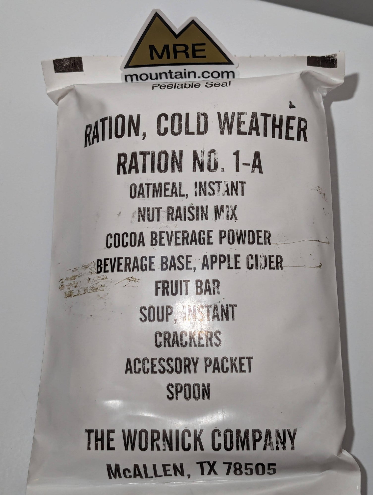 Vintage USA Ration Cold Weather | Foreign and International MREs