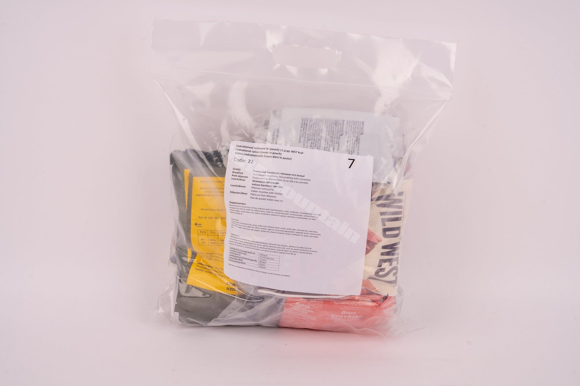 Order Dutch MRE Ration 2025 – 4,000 Calories Survival Pack | Foreign ...