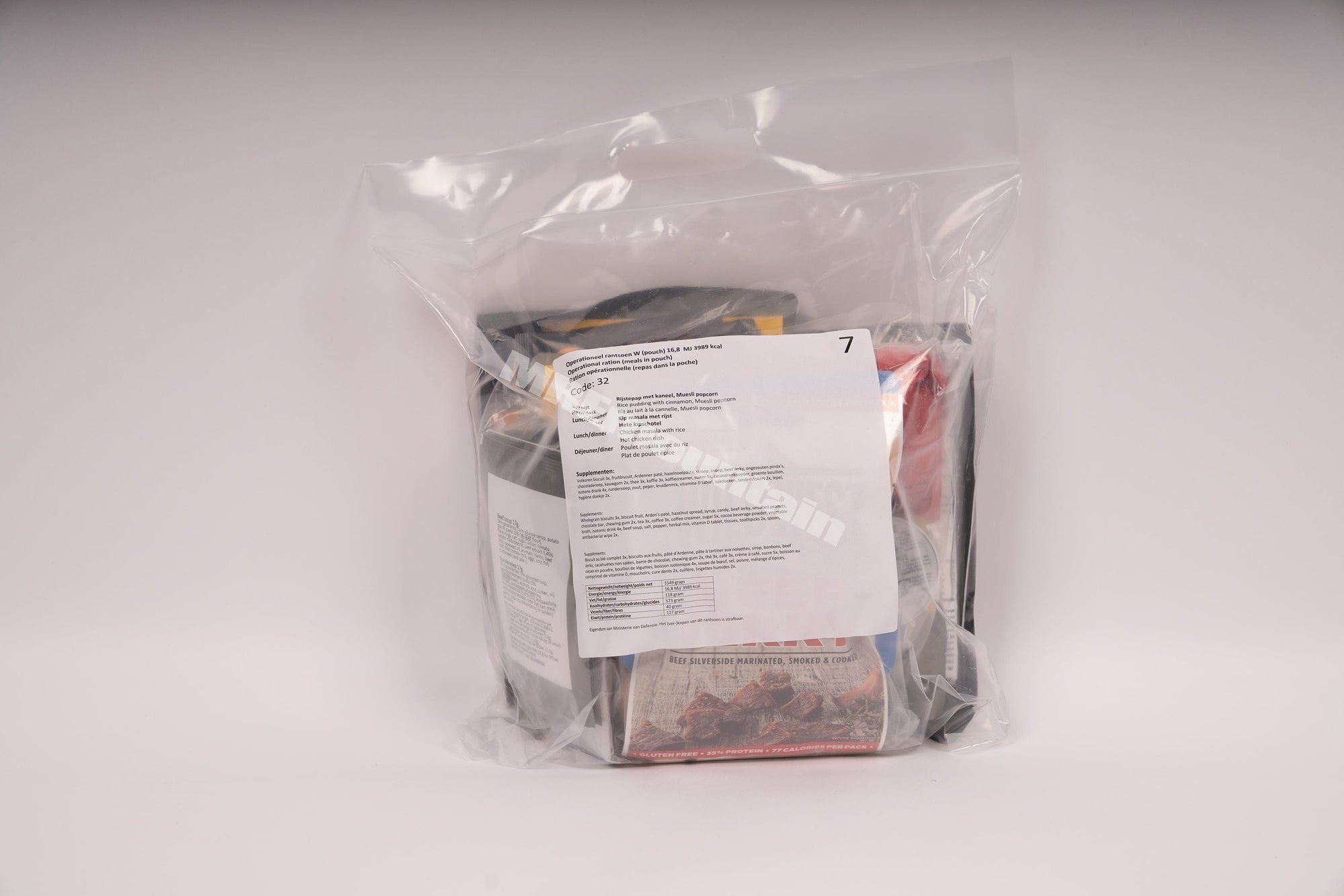 Order Dutch MRE Ration 2025 – 4,000 Calories Survival Pack | Foreign ...