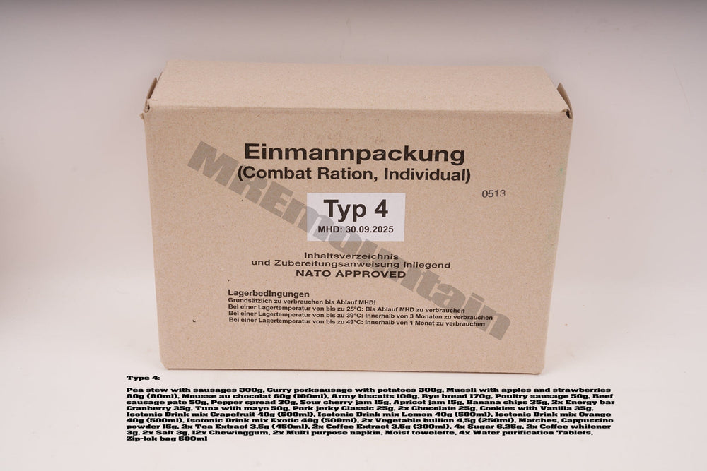 German EPA 24Hr Ration NEW Version 2025 BBD