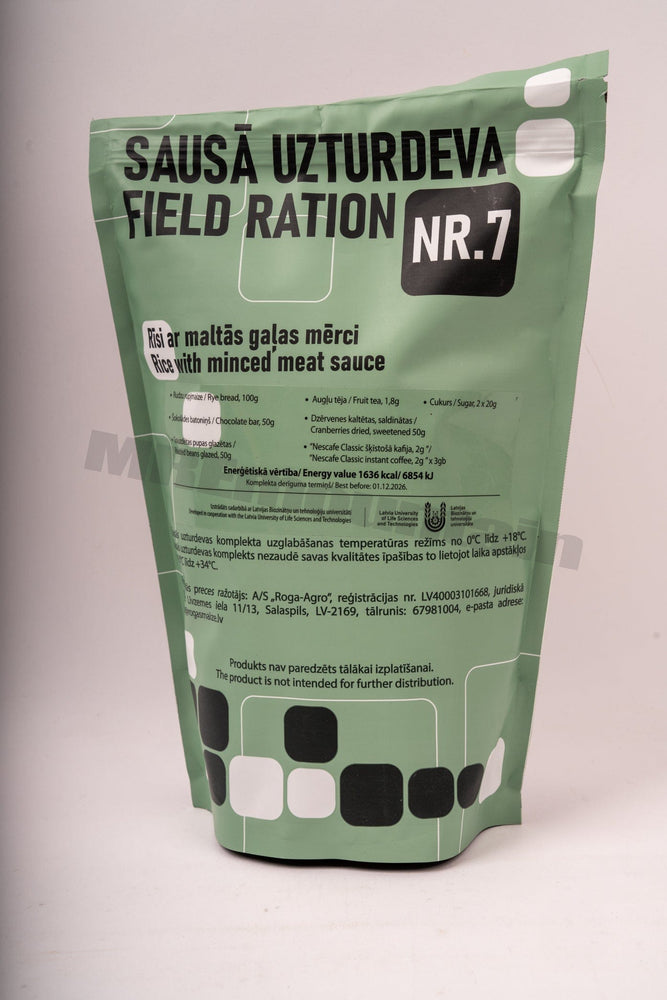 Latvian Armed Forces Combat Ration MRE