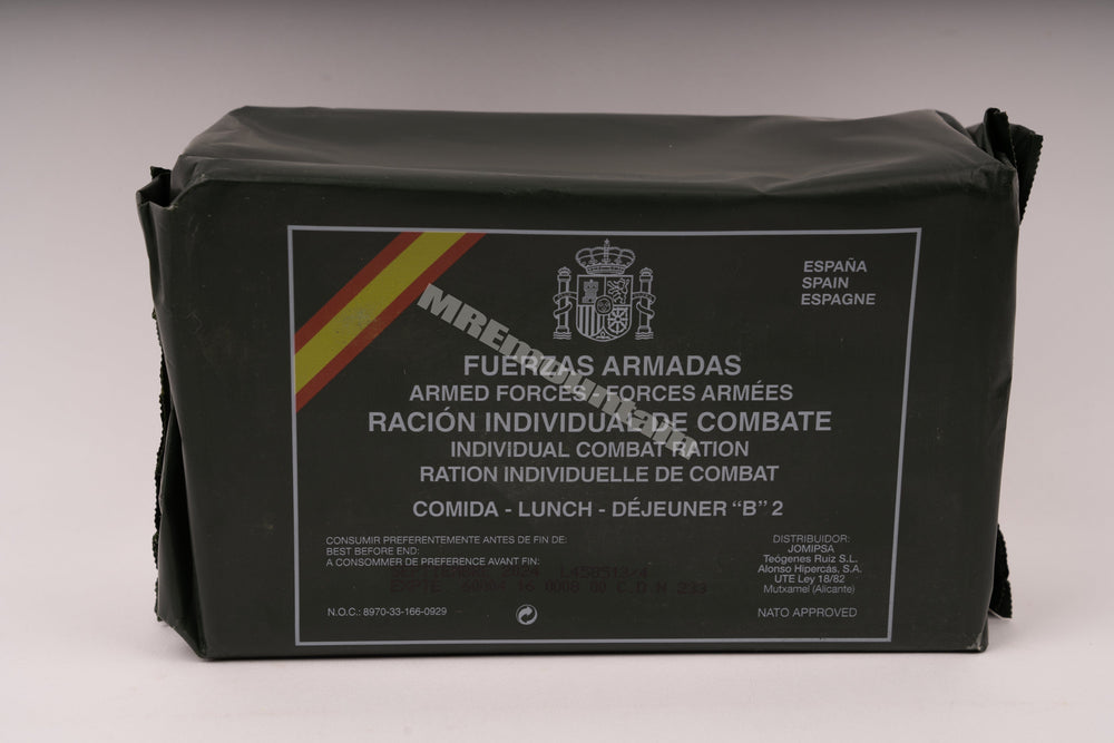 Spanish Armed Forces Individual Combat Ration (ICR) foreign MRE