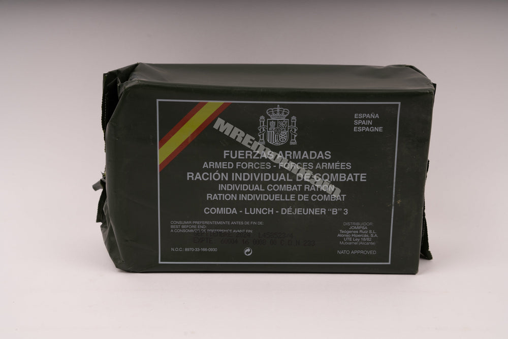 Spanish Armed Forces Individual Combat Ration (ICR) foreign MRE