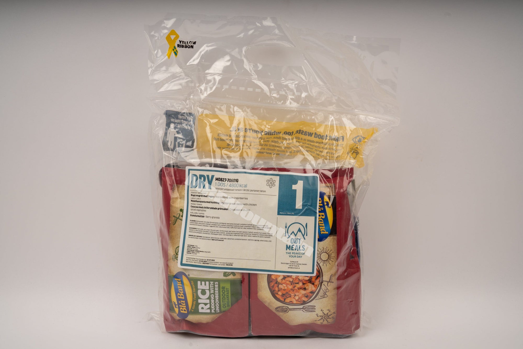 Swedish Armed Forces 24 Hour Combat Ration Pack 4600kcal | Foreign and ...