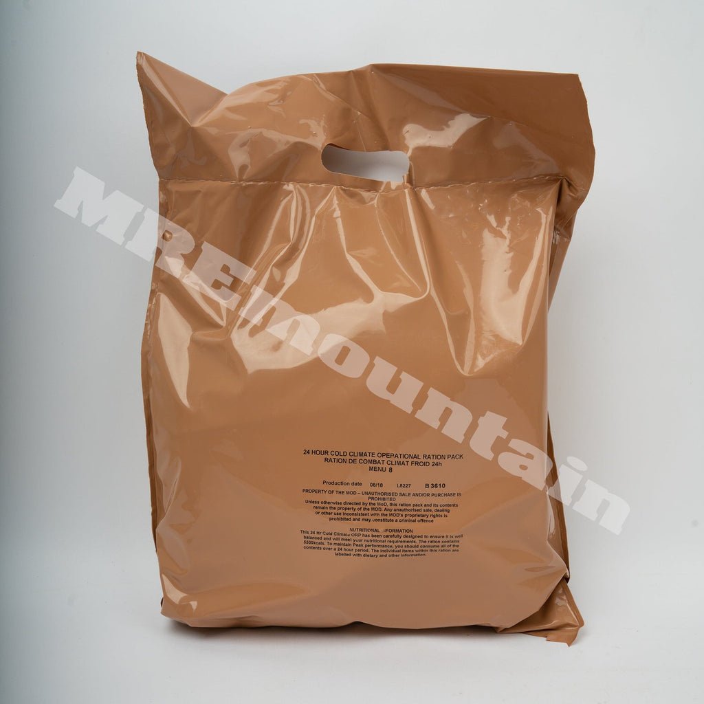 UK Army Cold Climate 24 Hour Ration Pack MRE - Arctic Meals | Foreign ...
