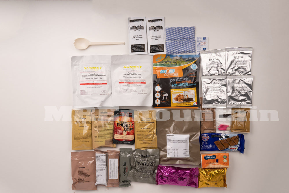 UK Army Cold Climate 24 Hour Ration Pack MRE - Arctic Meals | Foreign ...