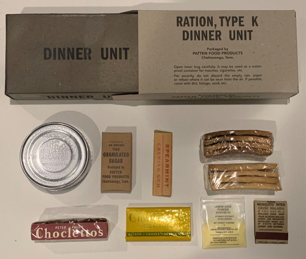 World War 2 Reproduction USA K Rations | Foreign and International MREs