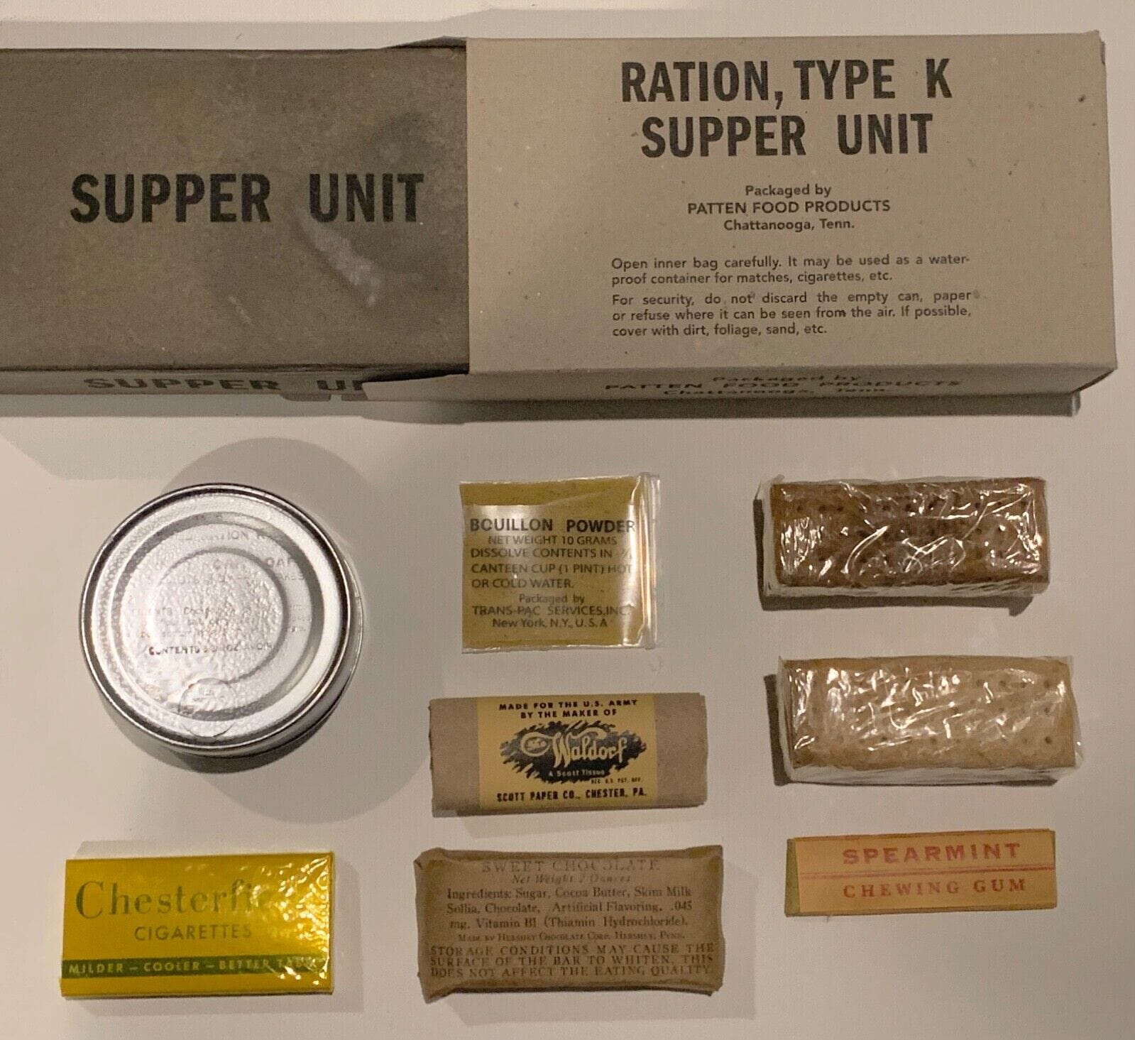 WWII US Ration Stick Matches 100% original War Time production