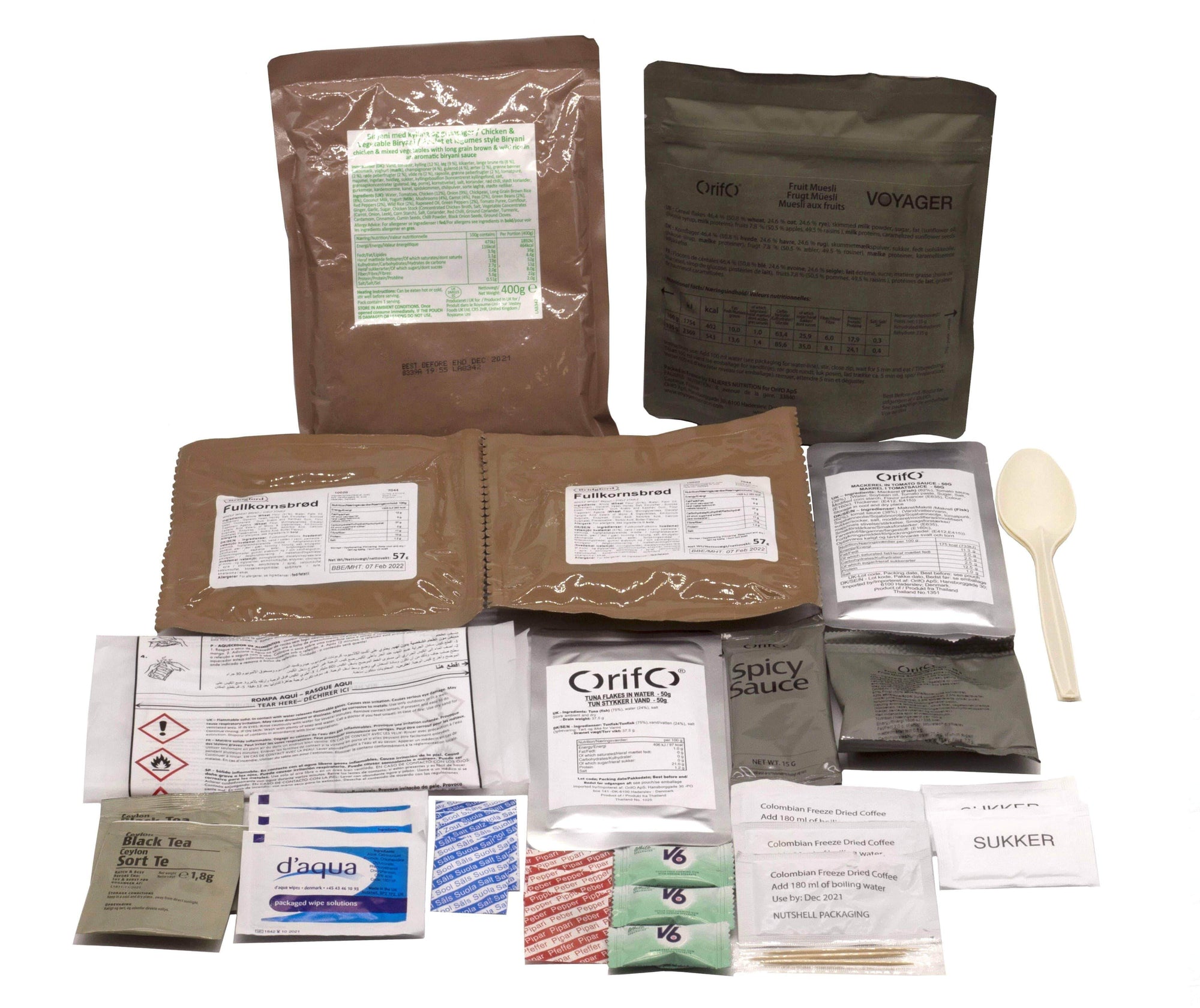 Denmark 24 hour combat ration pack | Foreign and International MREs