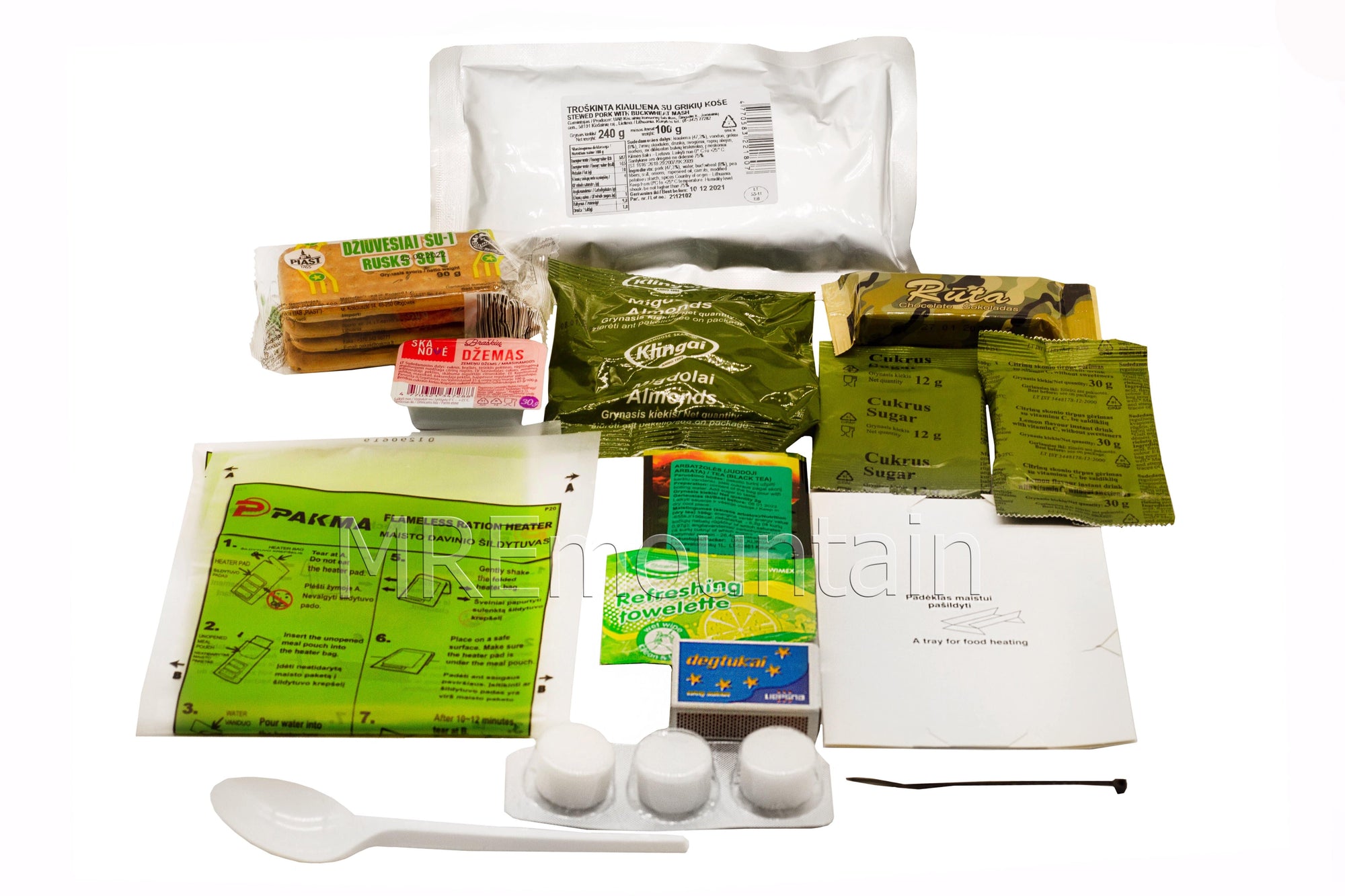 Lithuanian Combat Ration MRE meal ready to eat | Foreign and ...