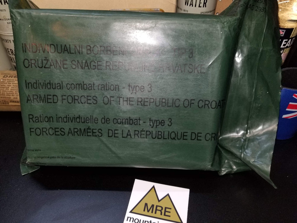 Republic of Croatia Armed Forces IBO 24 Hour Combat Ration
