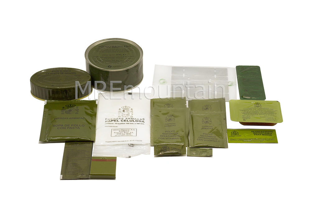 Spanish Armed Forces Individual Combat Ration (ICR) foreign MRE ...