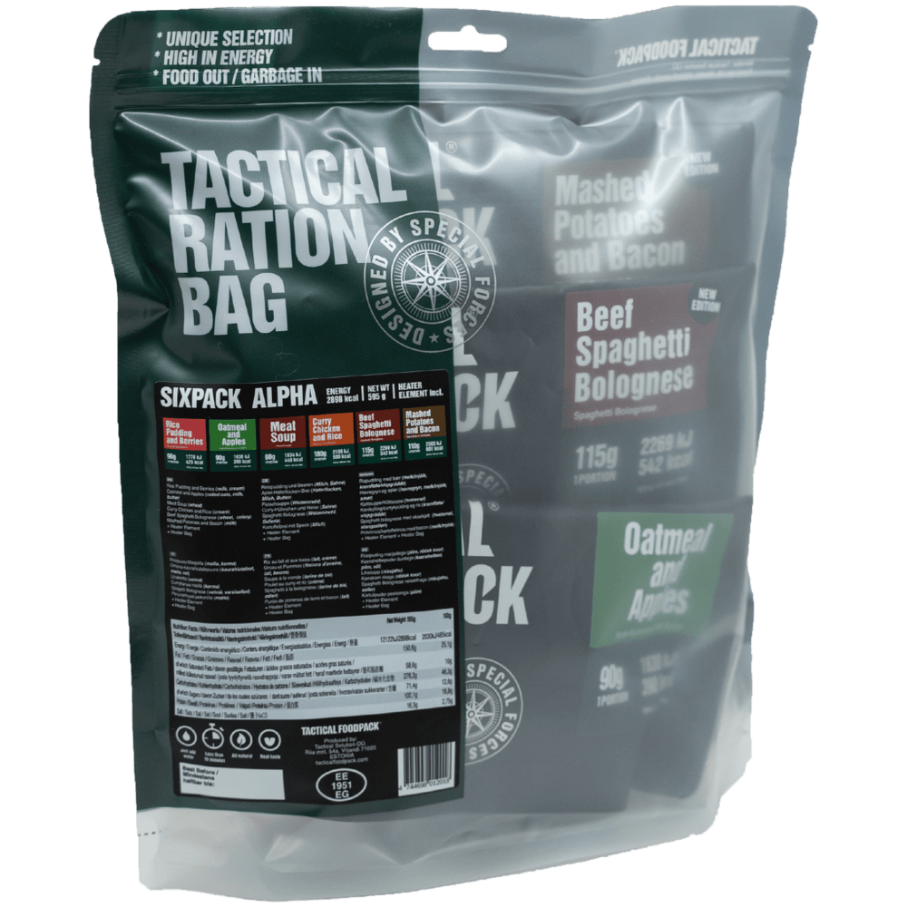 Tactical Foodpack Six Pack Alpha