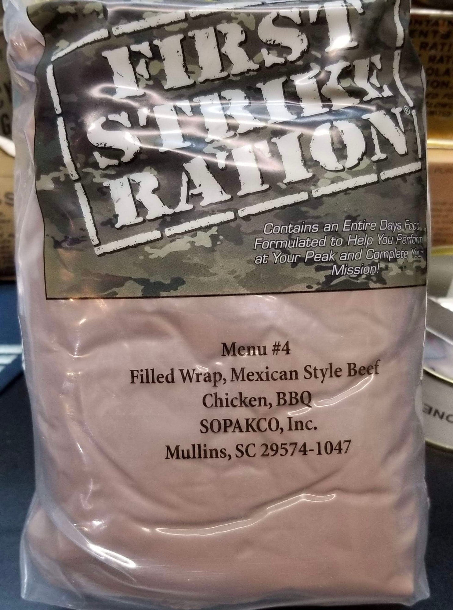 Buy USA First Strike Ration MRE – Packed with 2900 Calories | Foreign ...
