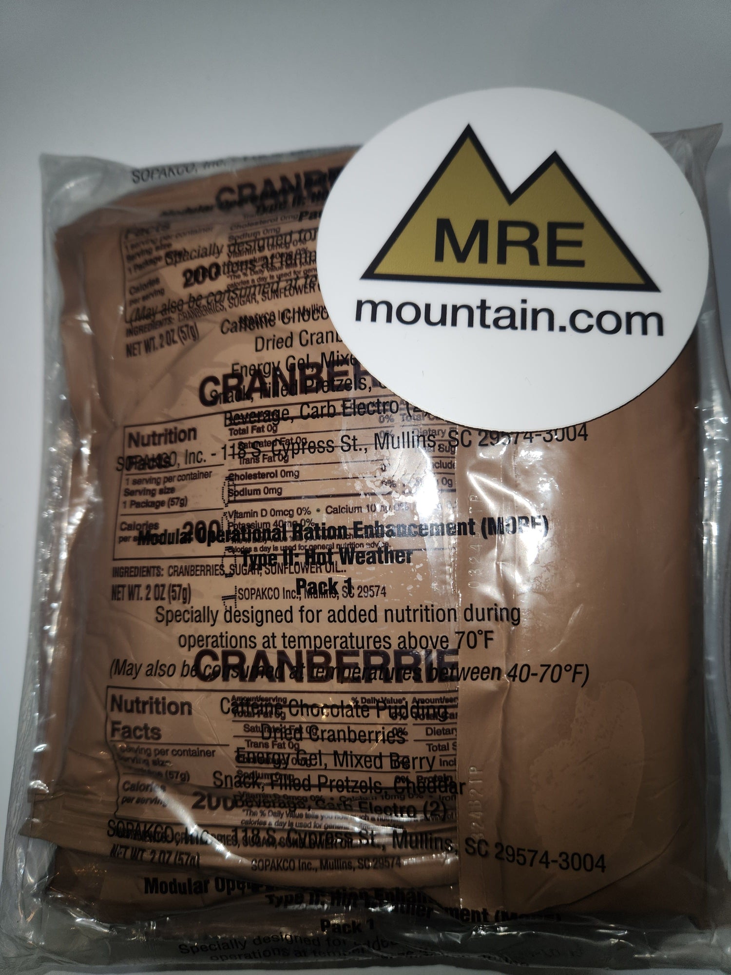 USA MORE Modular Operational Ration for Hot Weather & MRE
