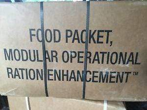 Pack 1&2 Ration Opérationnelle US – Type II, Snack 1100 Cal, Date 10/2024
