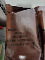 Vintage early 90s Gulf War era USA MRE Brown Bag MINT condition
