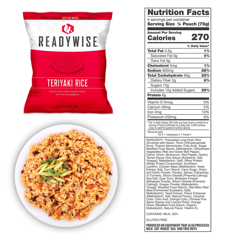 ReadyWise 72 Hour Emergency Food Supply