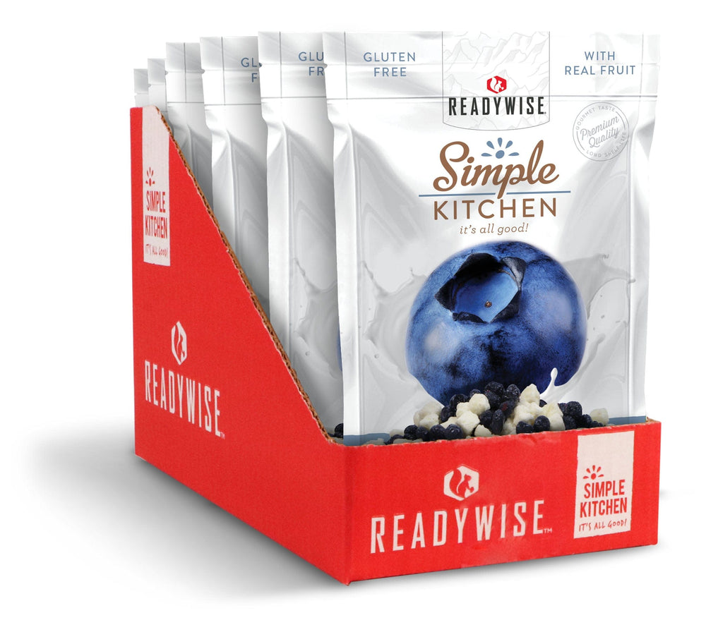 ReadyWise Simple Kitchen Blueberries & Yogurt 6 Count Case