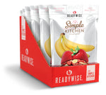 ReadyWise Simple Kitchen Freeze-Dried Strawberries and Bananas 6 Count Case