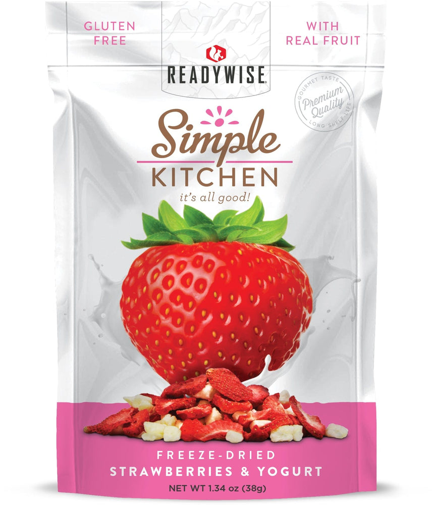 ReadyWise Simple Kitchen Strawberries and Yogurt 6 Count Case