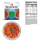 ReadyWise Still Lake Lasagna with Sausage 6 count case