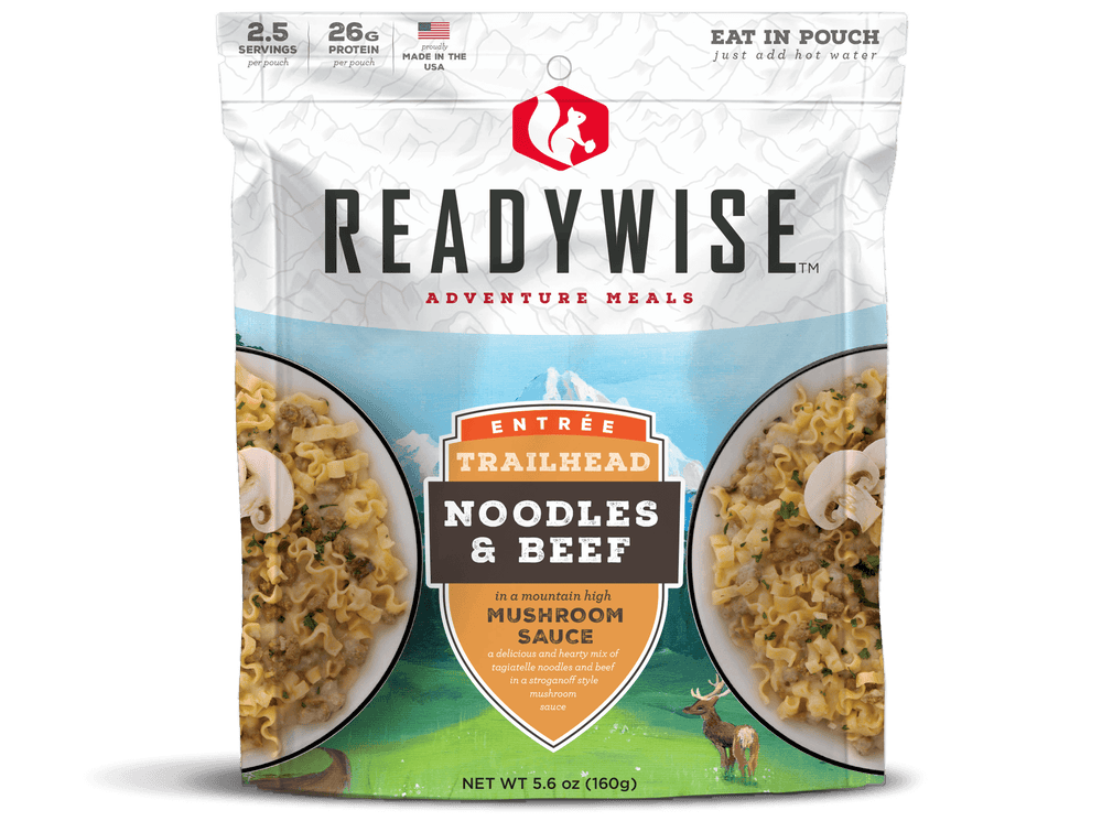 ReadyWise Trailhead Noodles and Beef 6 count case