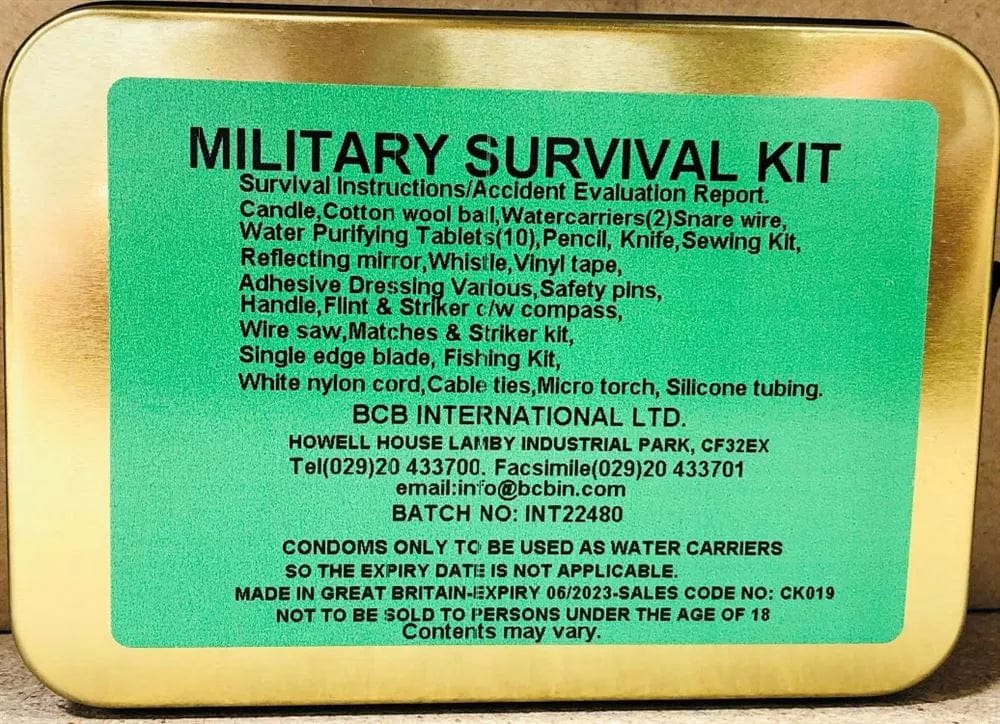 British Army Survival Kit