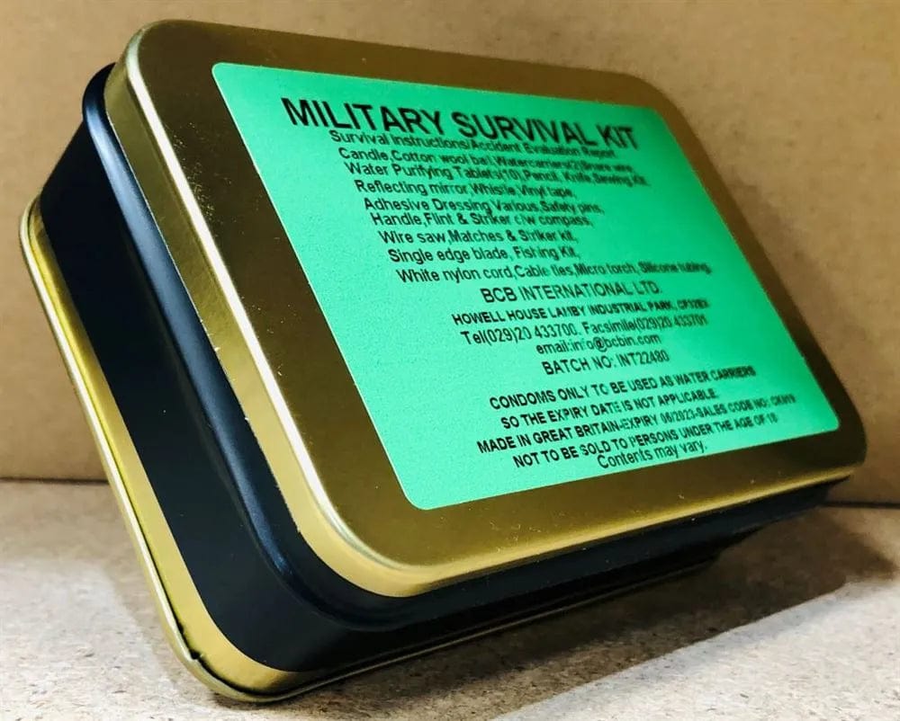 British Army Survival Tin