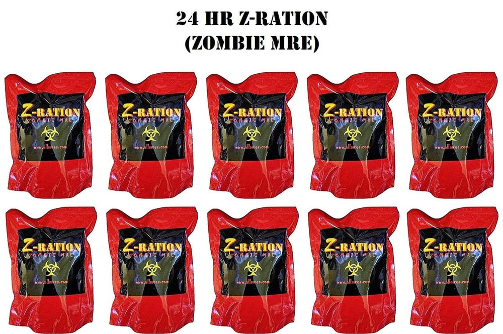 Case of ten 24 hour Z-Rations Made in USA | Foreign and International MREs