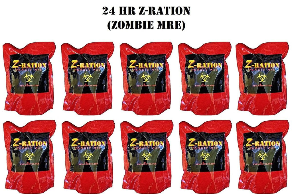 Case of ten 24 hour Z-Rations Made in USA | Foreign and International MREs