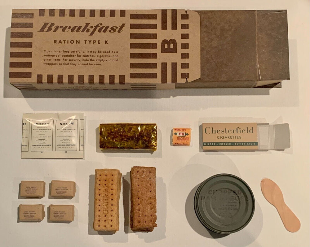 Complete Edible USA K Rations WWII Reproduction Morale Version ...
