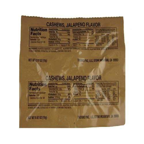 USA MRE Jalapeno Flavored Cashews