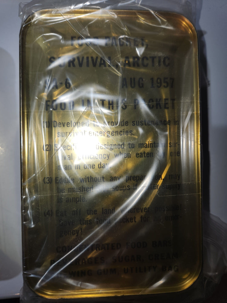 Vintage Collector Food Packet, Survival Arctic