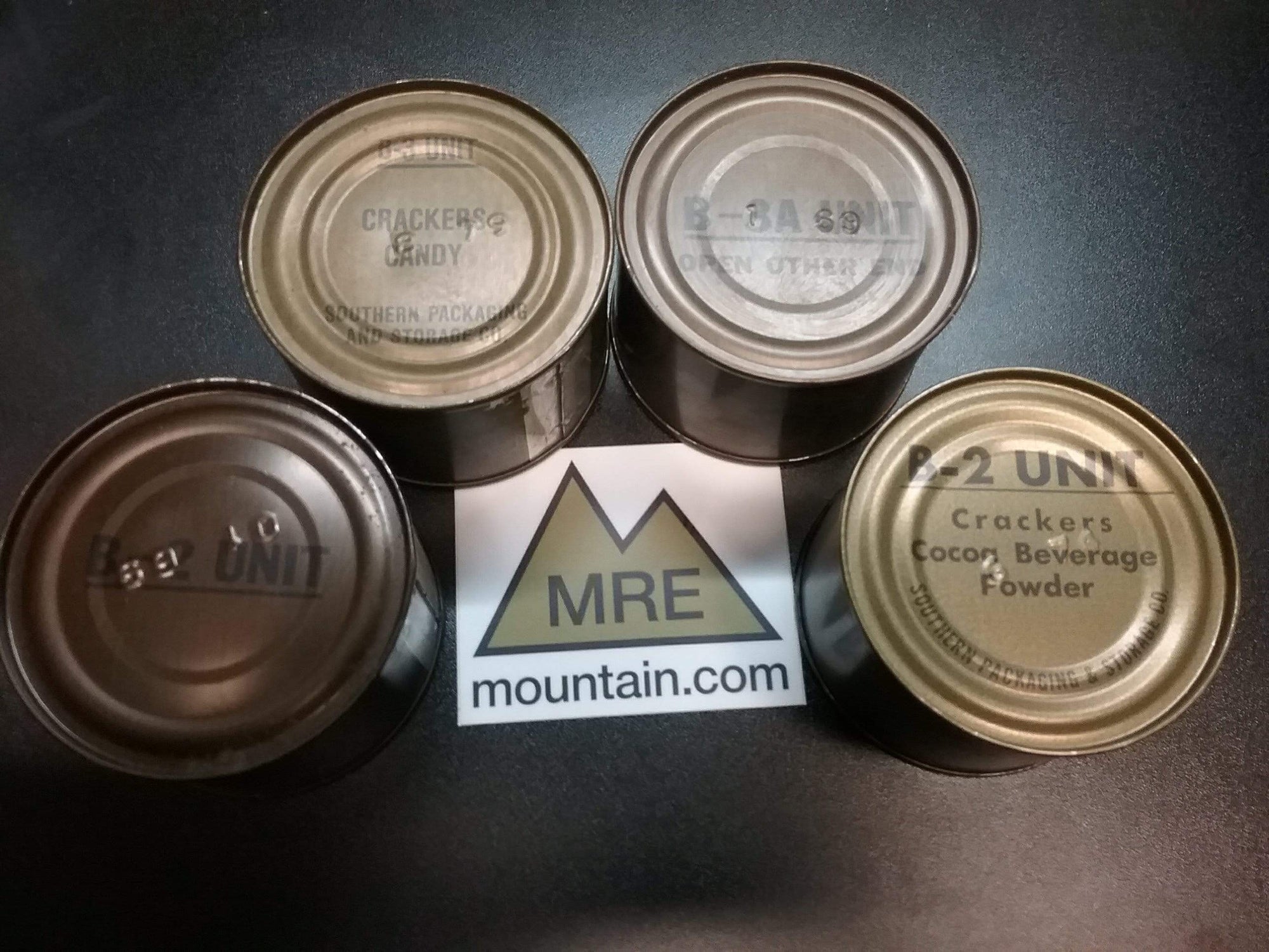 Vintage USA Meal Combat Individual (MCI) C ration Units and Accessory ...