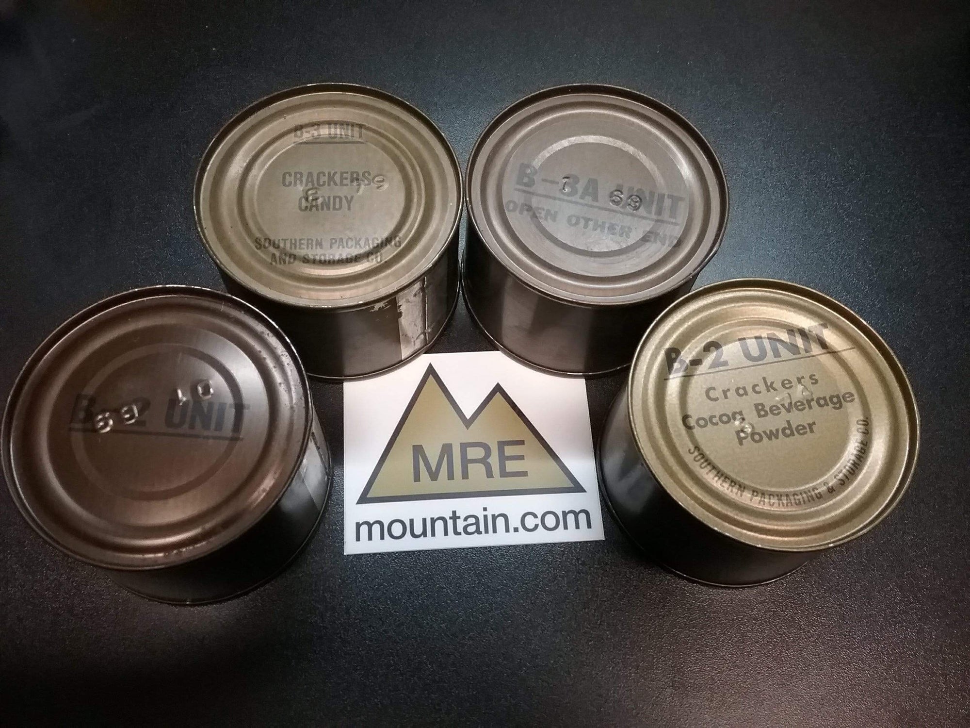 Vintage USA Meal Combat Individual (MCI) C ration Units and
