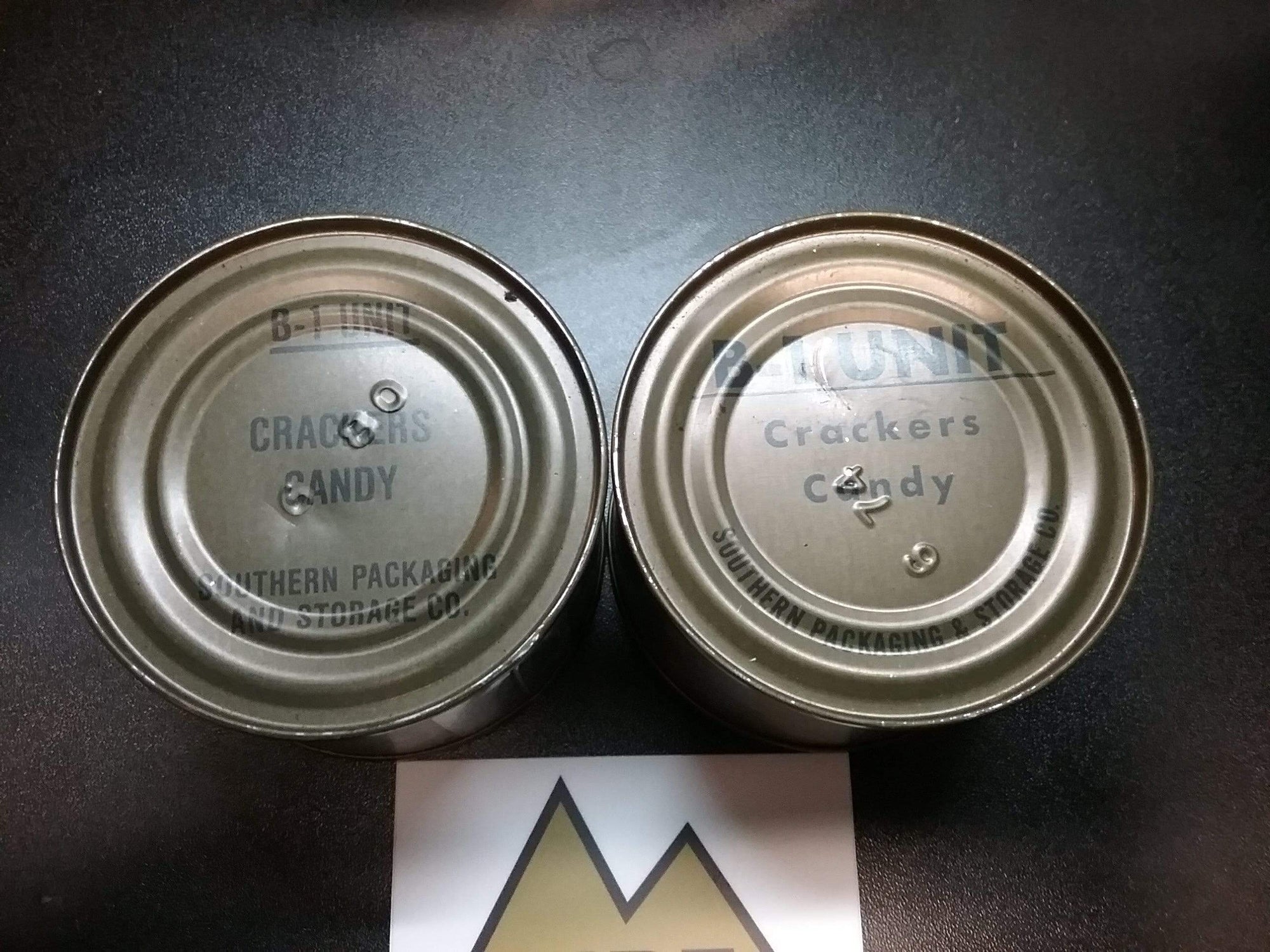 Vintage USA Meal Combat Individual (MCI) C ration Units and Accessory ...