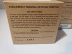 Vintage USA Food Packet Survival General Purpose