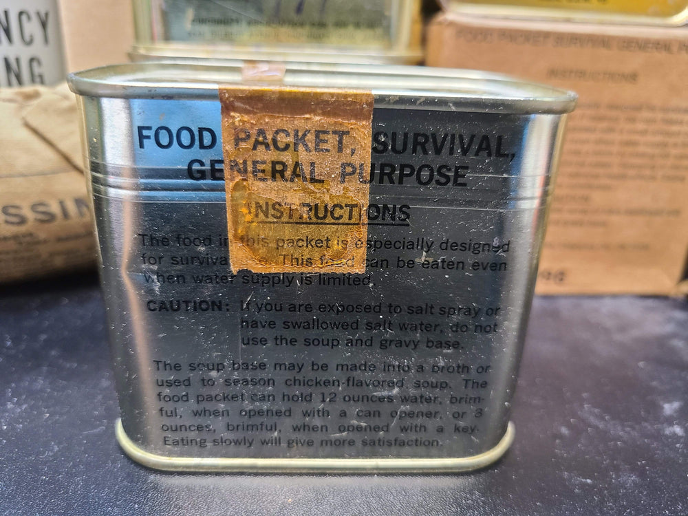 Vintage USA Food Packet Survival General Purpose